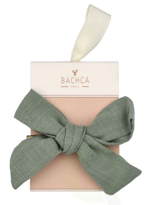 Bachca Paris Alice Bow Hair Clip 1 piece Green ryhmässä KAUNEUS JA TERVEYS / Hiukset &Stailaus / Hiustarvikkeet @ TP E-commerce Nordic AB (D03137)