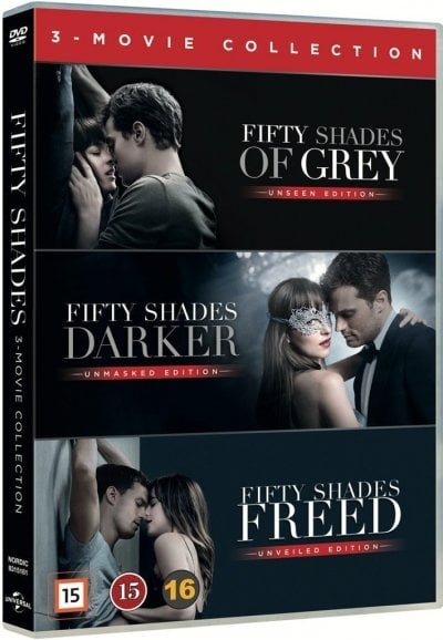 Fifty Shades Trilogy Box Set - DVD ryhmässä KODINELEKTRONIIKKA / Ääni & Kuva / TV & Tarvikkeet / Elokuvat / DVD @ TP E-commerce Nordic AB (D03197)