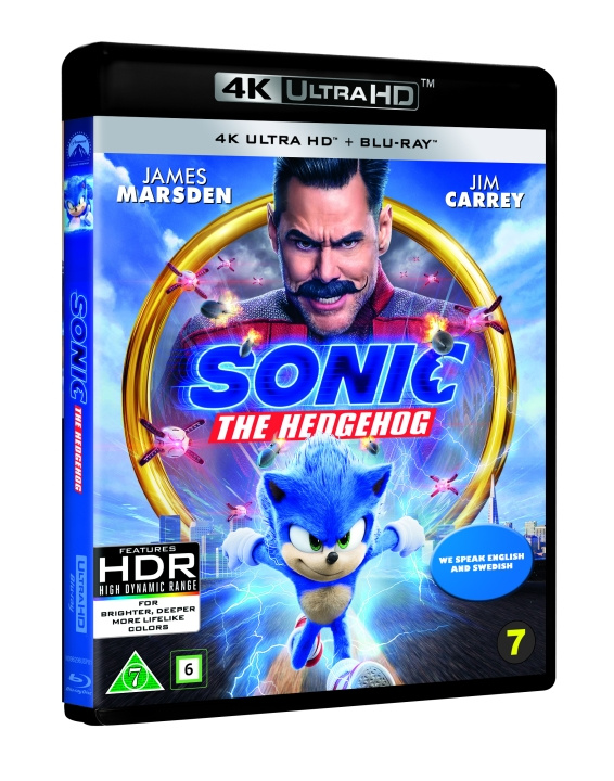 Sonic the Hedgehog ryhmässä KODINELEKTRONIIKKA / Ääni & Kuva / TV & Tarvikkeet / Elokuvat / Blu-ray @ TP E-commerce Nordic AB (D03255)