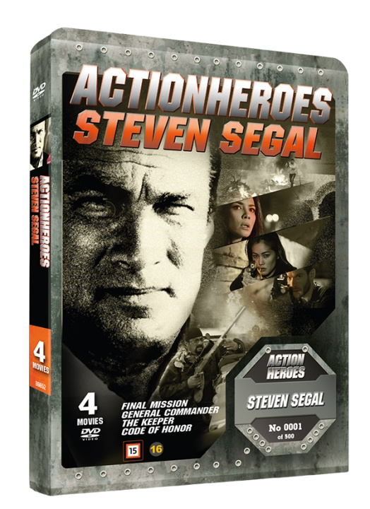 STEVEN SEAGAL - ACTION HEROES ryhmässä KODINELEKTRONIIKKA / Ääni & Kuva / TV & Tarvikkeet / Elokuvat / DVD @ TP E-commerce Nordic AB (D03280)