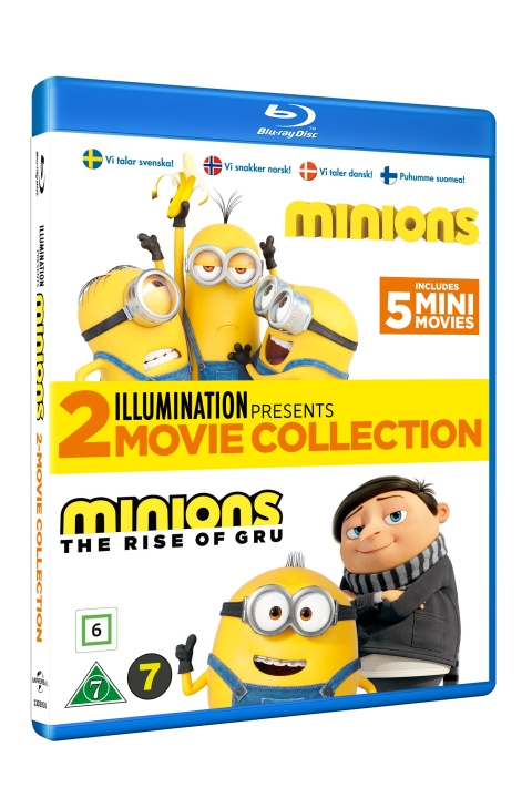 MINIONS 1&2 ryhmässä KODINELEKTRONIIKKA / Ääni & Kuva / TV & Tarvikkeet / Elokuvat / Blu-ray @ TP E-commerce Nordic AB (D03314)