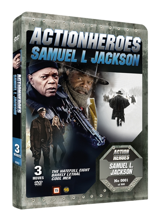 SAMUEL L. JACKSON - ACTION HEROES ryhmässä KODINELEKTRONIIKKA / Ääni & Kuva / TV & Tarvikkeet / Elokuvat / DVD @ TP E-commerce Nordic AB (D03376)