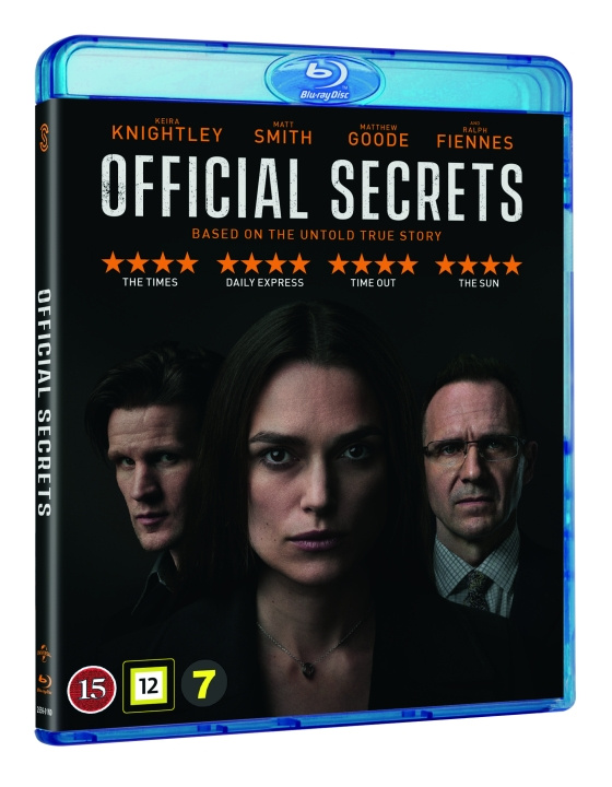 Official Secrets - Blu Ray ryhmässä KODINELEKTRONIIKKA / Ääni & Kuva / TV & Tarvikkeet / Elokuvat / Blu-ray @ TP E-commerce Nordic AB (D03439)