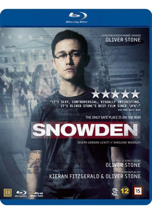 Snowden (Blu-Ray) ryhmässä KODINELEKTRONIIKKA / Ääni & Kuva / TV & Tarvikkeet / Elokuvat / Blu-ray @ TP E-commerce Nordic AB (D03463)