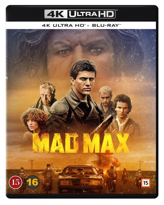 Mad Max (1979) (4K Ultra HD + Blu-ray) ryhmässä KODINELEKTRONIIKKA / Ääni & Kuva / TV & Tarvikkeet / Elokuvat / Blu-ray @ TP E-commerce Nordic AB (D03494)