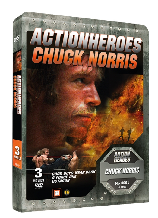 CHUCK NORRIS - ACTION HEROES ryhmässä KODINELEKTRONIIKKA / Ääni & Kuva / TV & Tarvikkeet / Elokuvat / DVD @ TP E-commerce Nordic AB (D03500)