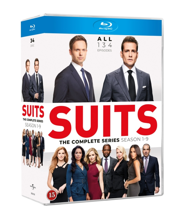 Suits complete collection S1 - S9 ryhmässä KODINELEKTRONIIKKA / Ääni & Kuva / TV & Tarvikkeet / Elokuvat / Blu-ray @ TP E-commerce Nordic AB (D03509)