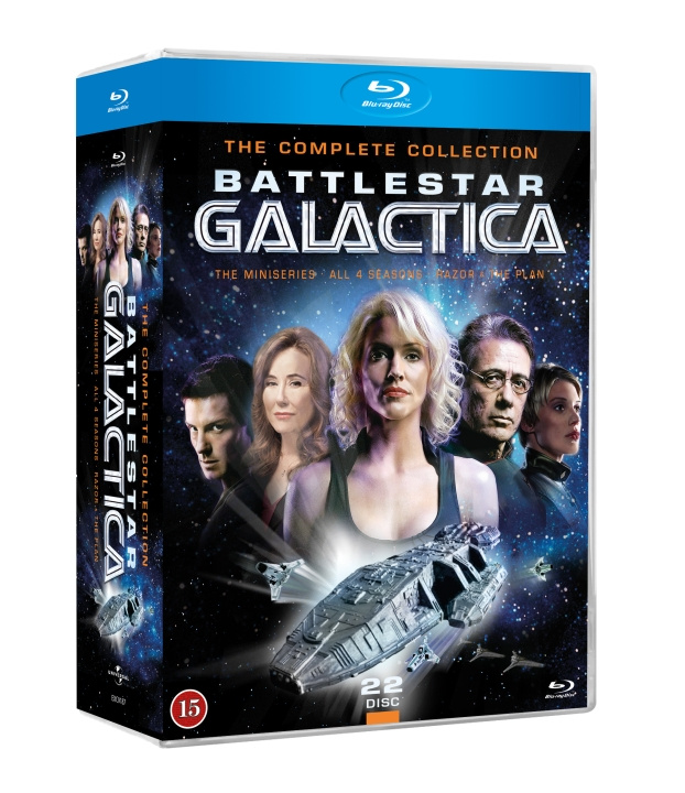 Battlestar Galactica Complete Collection BD ryhmässä KODINELEKTRONIIKKA / Ääni & Kuva / TV & Tarvikkeet / Elokuvat / Blu-ray @ TP E-commerce Nordic AB (D03512)