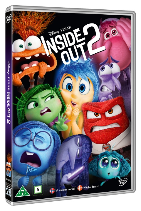 INSIDE OUT 2 ryhmässä KODINELEKTRONIIKKA / Ääni & Kuva / TV & Tarvikkeet / Elokuvat / DVD @ TP E-commerce Nordic AB (D03523)