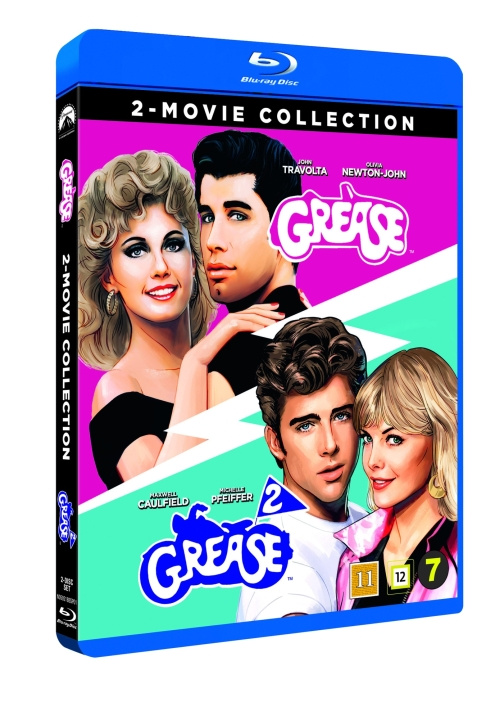 Grease 1 & 2 (Remastered)(Blu-Ray) ryhmässä KODINELEKTRONIIKKA / Ääni & Kuva / TV & Tarvikkeet / Elokuvat / Blu-ray @ TP E-commerce Nordic AB (D03549)