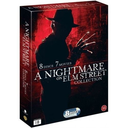 Nightmare on Elm Street Collection, A (8-disc) - DVD ryhmässä KODINELEKTRONIIKKA / Ääni & Kuva / TV & Tarvikkeet / Elokuvat / DVD @ TP E-commerce Nordic AB (D03557)