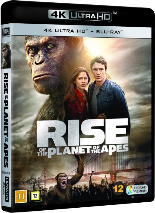 Rise Of The Planet Of The Apes (4K Blu-Ray) ryhmässä KODINELEKTRONIIKKA / Ääni & Kuva / TV & Tarvikkeet / Elokuvat / Blu-ray @ TP E-commerce Nordic AB (D03603)