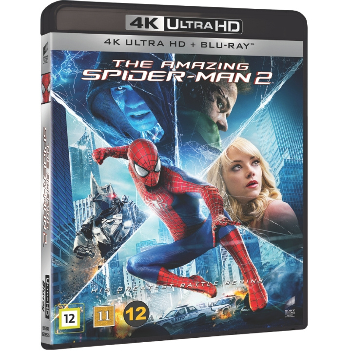 Amazing Spider-Man 2, The (4K Blu-Ray) ryhmässä KODINELEKTRONIIKKA / Ääni & Kuva / TV & Tarvikkeet / Elokuvat / Blu-ray @ TP E-commerce Nordic AB (D03604)