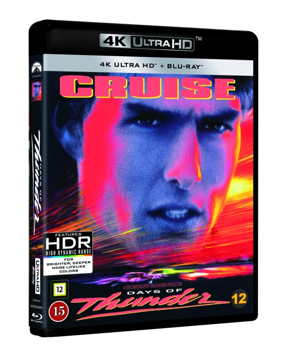 Days of Thunder ryhmässä KODINELEKTRONIIKKA / Ääni & Kuva / TV & Tarvikkeet / Elokuvat / Blu-ray @ TP E-commerce Nordic AB (D03611)