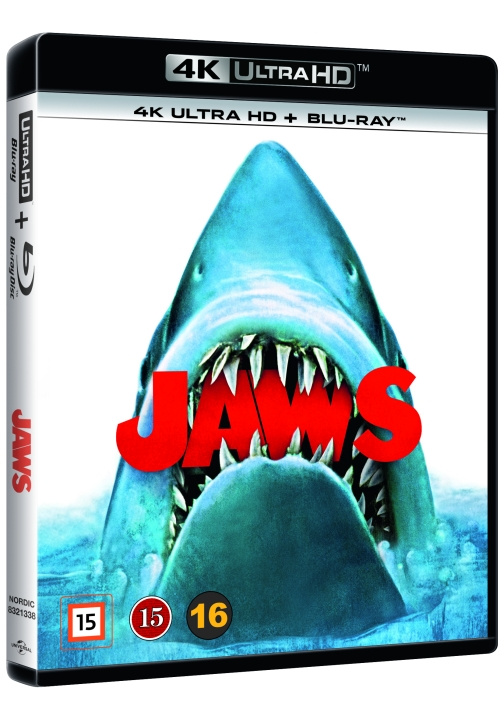 Jaws (Uhd+Bd) Uhd S-T ryhmässä KODINELEKTRONIIKKA / Ääni & Kuva / TV & Tarvikkeet / Elokuvat / Blu-ray @ TP E-commerce Nordic AB (D03612)