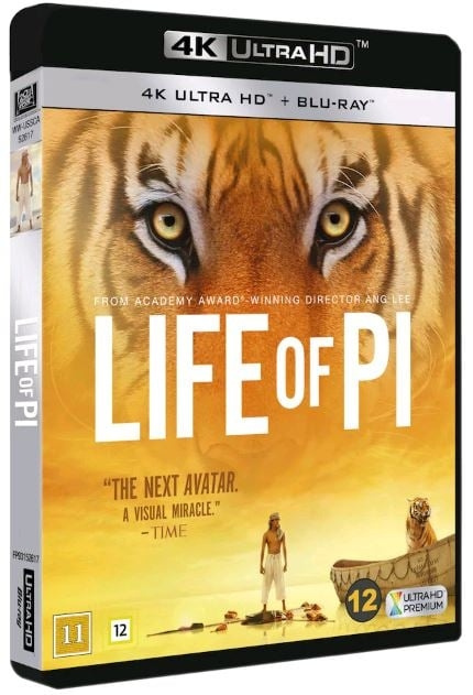 Life Of Pi ryhmässä KODINELEKTRONIIKKA / Ääni & Kuva / TV & Tarvikkeet / Elokuvat / Blu-ray @ TP E-commerce Nordic AB (D03614)