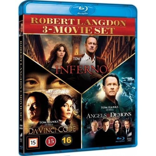 Dan Brown 3-movie set (Blu-Ray) ryhmässä KODINELEKTRONIIKKA / Ääni & Kuva / TV & Tarvikkeet / Elokuvat / Blu-ray @ TP E-commerce Nordic AB (D03633)