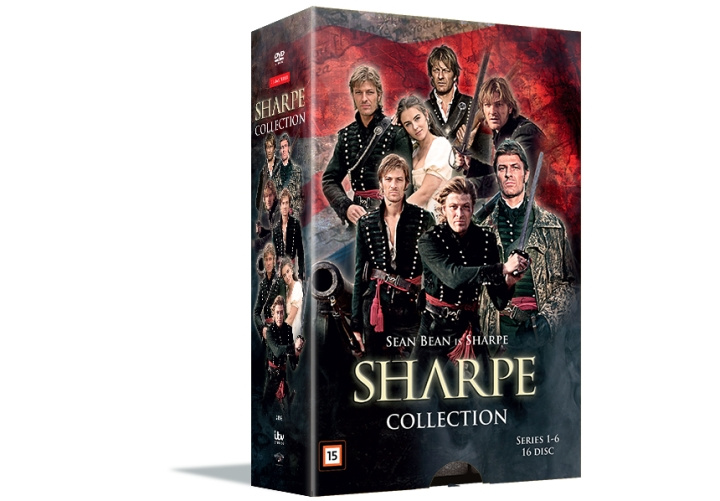 Sharpes Collection - 16 DVD BOX SET ryhmässä KODINELEKTRONIIKKA / Ääni & Kuva / TV & Tarvikkeet / Elokuvat / DVD @ TP E-commerce Nordic AB (D03739)