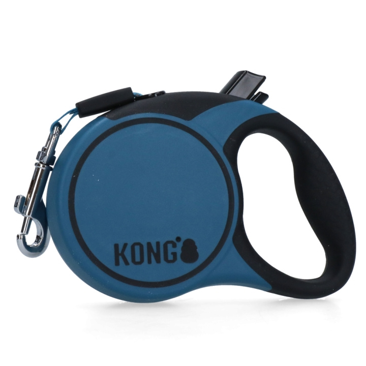 Kong Sisäänvedettävä hihna Terrain Blue XS (3m/12kg) - (KongTRNXSBL) ryhmässä KOTI, TALOUS JA PUUTARHA / Lemmikkitarvikkeet / Koira @ TP E-commerce Nordic AB (D03796)