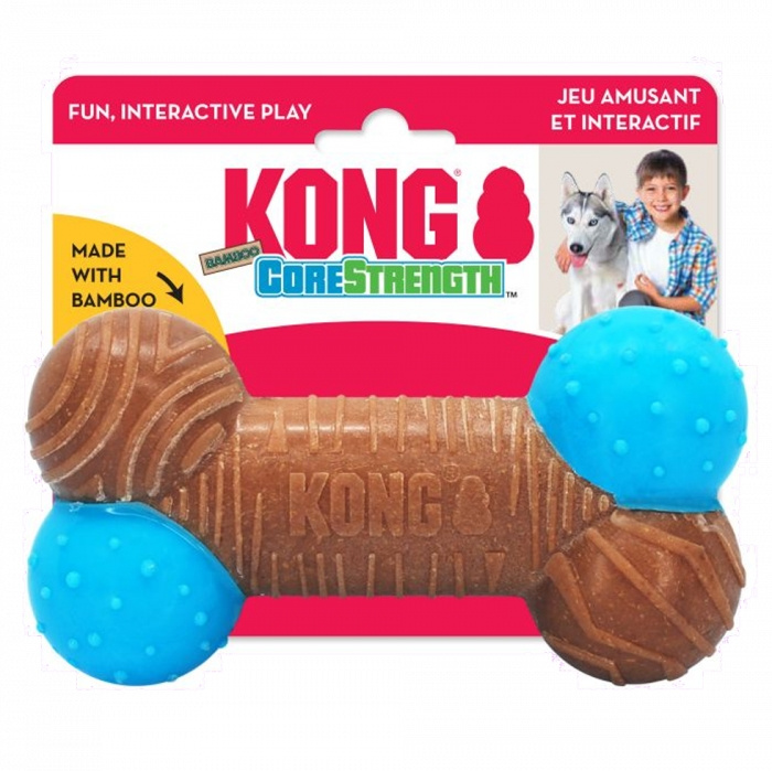 Kong CoreStrength Bambu Bone 16x8cm - (KongBMB12E) ryhmässä KOTI, TALOUS JA PUUTARHA / Lemmikkitarvikkeet / Koira @ TP E-commerce Nordic AB (D03804)