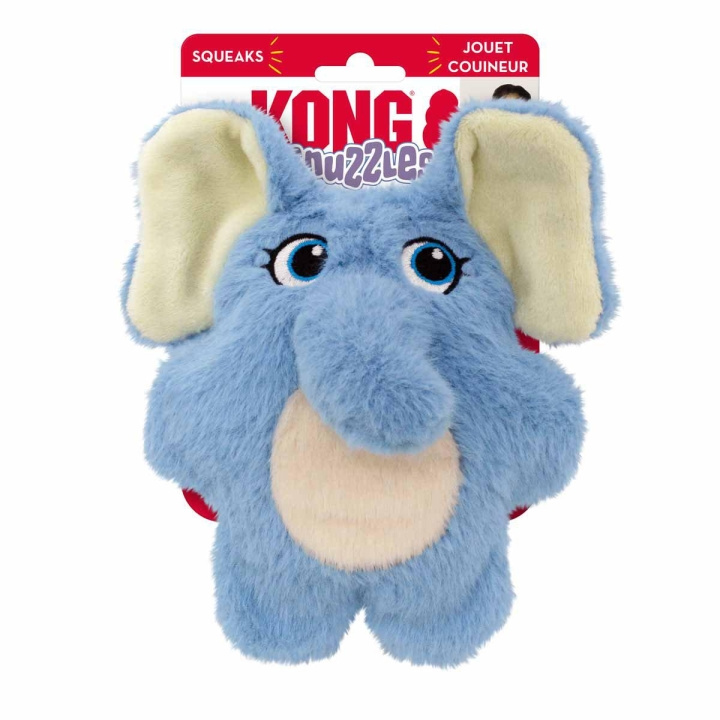 Kong Snuzzles Kiddos Elefantti S 19,5X14X6cm - (634.7334) ryhmässä KOTI, TALOUS JA PUUTARHA / Lemmikkitarvikkeet / Koira @ TP E-commerce Nordic AB (D03854)