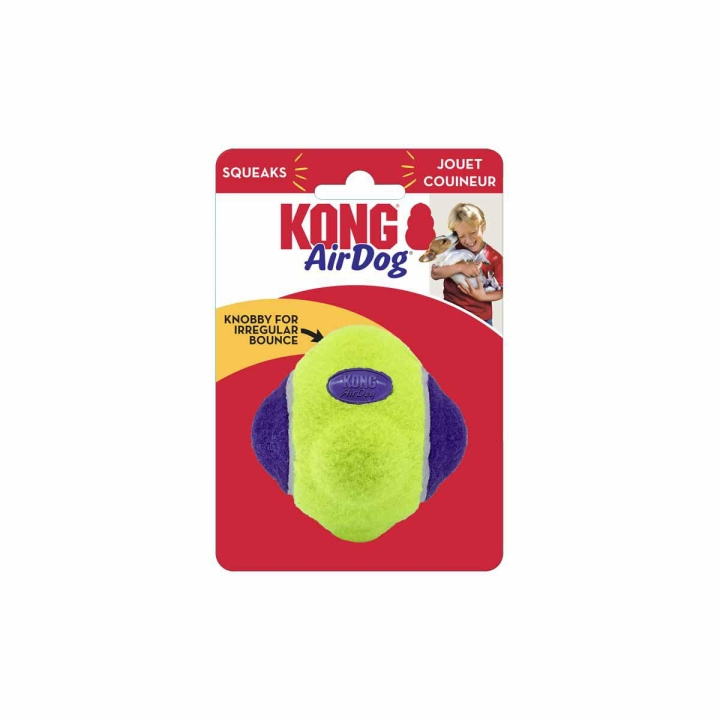 Kong Airdog Squeaker Knobby Ball Xs/S (634.6226) ryhmässä KOTI, TALOUS JA PUUTARHA / Lemmikkitarvikkeet / Koira @ TP E-commerce Nordic AB (D03866)