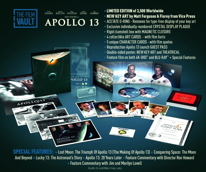 APOLLO 13: VAULT EDITION ryhmässä KODINELEKTRONIIKKA / Ääni & Kuva / TV & Tarvikkeet / Elokuvat / Blu-ray @ TP E-commerce Nordic AB (D03906)