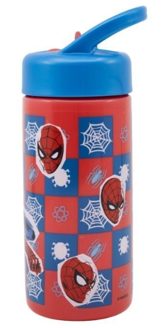 Disney Stor - Vesipullo (410 ml) - Spider-Man (088808718-74731) ryhmässä LELUT, TUOTTEET LAPSILLE JA VAUVOILLE / Syö ja juo / Tuttipullot & Tarvikkeet @ TP E-commerce Nordic AB (D03976)