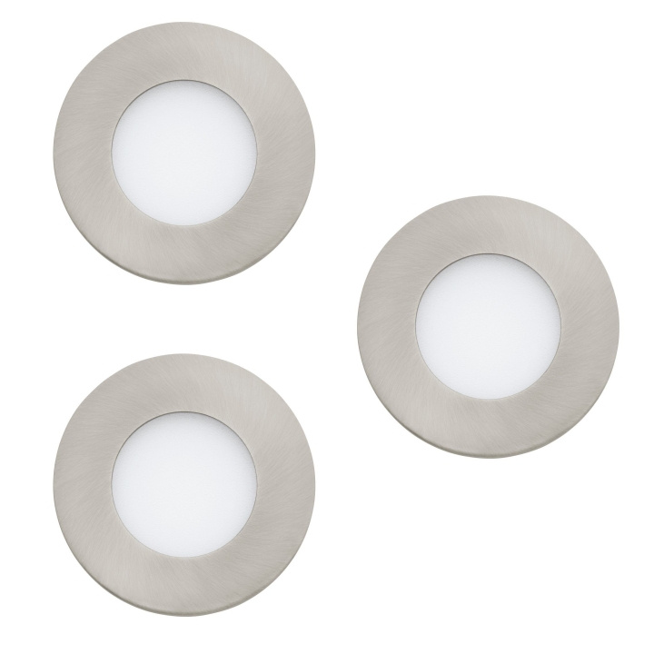 Eglo 3x kpl Fueva-Z upotettava harjattu teräs Ø8.5 - TW - Zigbee, Bluetooth ryhmässä KOTI, TALOUS JA PUUTARHA / Älykodit / Älykäs valaistus @ TP E-commerce Nordic AB (D04029)