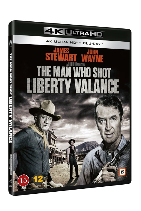 The Man Who Shot Liberty Valance ryhmässä KODINELEKTRONIIKKA / Ääni & Kuva / TV & Tarvikkeet / Elokuvat / Blu-ray @ TP E-commerce Nordic AB (D04083)