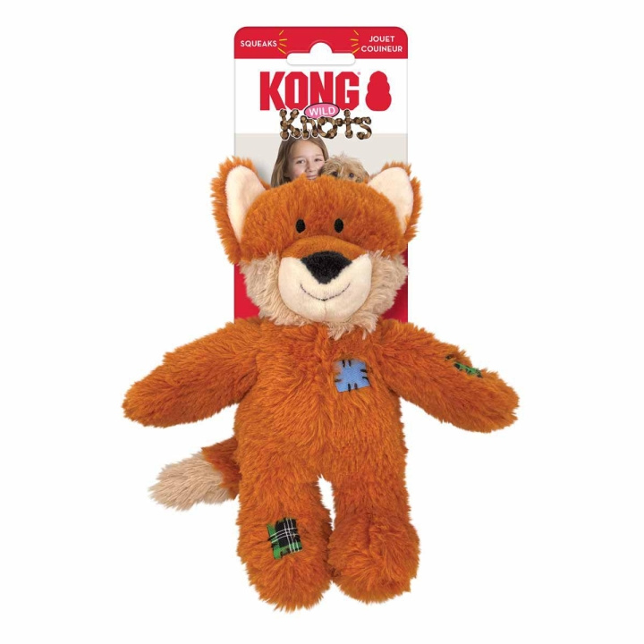 Kong Wild Knots Fox Squeak Toy S/M (634.7374) ryhmässä KOTI, TALOUS JA PUUTARHA / Lemmikkitarvikkeet / Koira @ TP E-commerce Nordic AB (D04087)