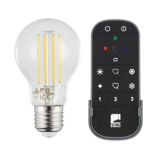 Eglo Sarja 2x E27 A60, kaukosäädin - Valkoinen - Zigbee, Bluetooth ryhmässä KOTI, TALOUS JA PUUTARHA / Älykodit / Älykäs valaistus @ TP E-commerce Nordic AB (D04194)