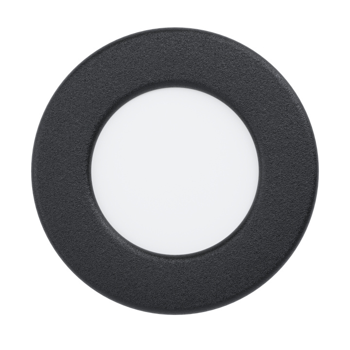 Eglo FUEVA 5 RECESSED \\\\u00d886 2.7W 330LM BLACK - 86 mm ryhmässä KODINELEKTRONIIKKA / Valaistus / Kattolamput @ TP E-commerce Nordic AB (D04213)