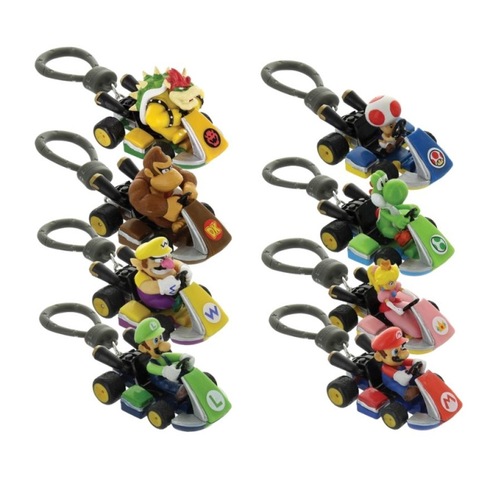 Paladone Mario Kart Backpack Buddies ( Assorted ) ryhmässä LELUT, TUOTTEET LAPSILLE JA VAUVOILLE / Leikkikalut, Askartelu &Pelit / Figuurit, miniatyyrit ja tarvikkeet @ TP E-commerce Nordic AB (D04276)