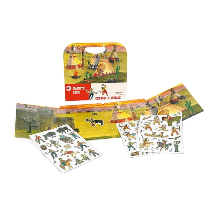 Egmont Toys Magneettinen peli Cowboy & Indian - (630663) ryhmässä LELUT, TUOTTEET LAPSILLE JA VAUVOILLE / Peli / Lautapelit @ TP E-commerce Nordic AB (D04321)