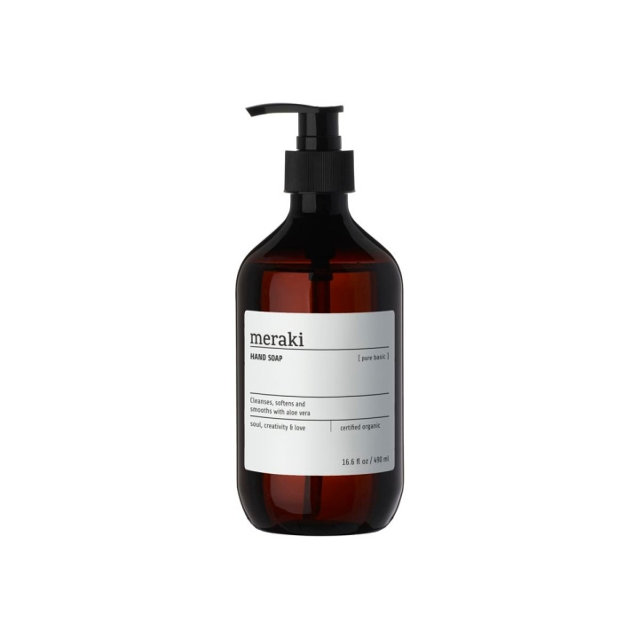 Meraki Hand Soap Pure Basic 490 ml ryhmässä KAUNEUS JA TERVEYS / Ihonhoito / Kehon hoito / Käsisaippua @ TP E-commerce Nordic AB (D04463)