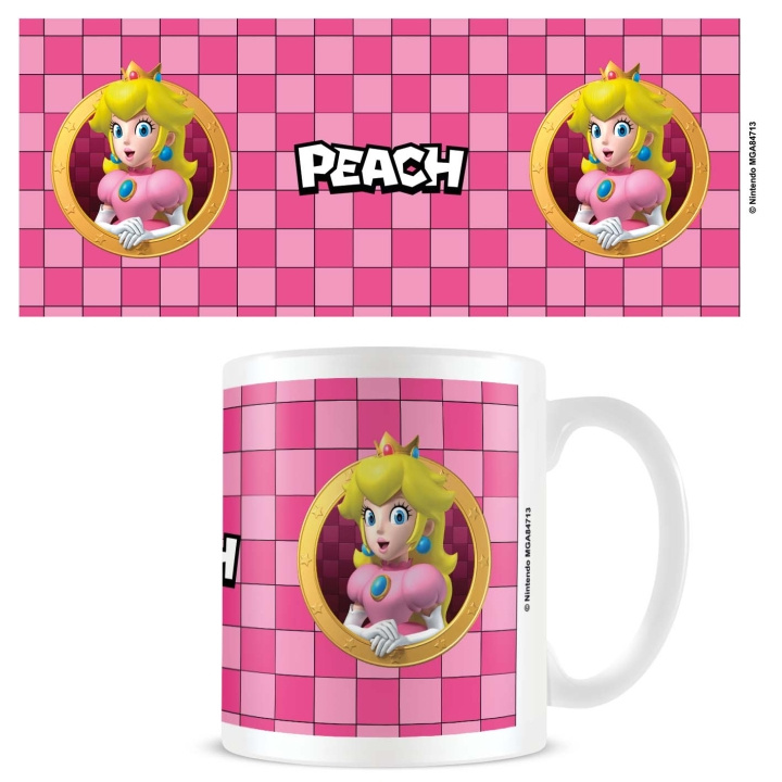 Pyramid International Muki Super Mario Peach 3D Port - Valkoinen ryhmässä URHEILU, VAPAA-AIKA JA HARRASTUS / Hauskat tavarat / Mukit @ TP E-commerce Nordic AB (D04497)