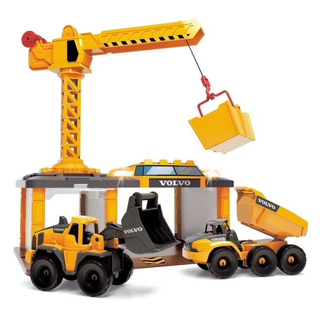 Dickie Toys Volvo Construction Station (I-203726009) ryhmässä LELUT, TUOTTEET LAPSILLE JA VAUVOILLE / Leikkikalut, Askartelu &Pelit / Lelusarja @ TP E-commerce Nordic AB (D04595)