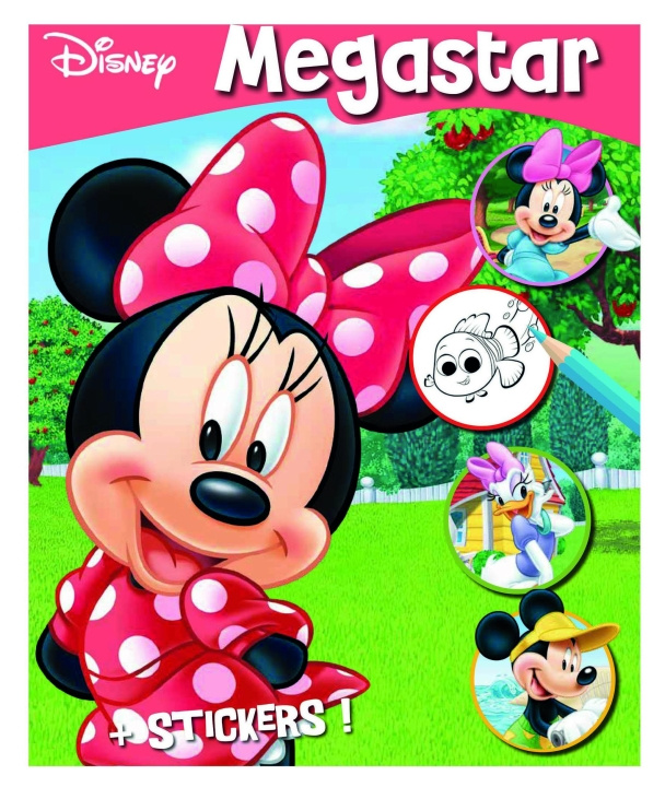 Disney Megatähti-värityskirja - Minni Hiiri ryhmässä LELUT, TUOTTEET LAPSILLE JA VAUVOILLE / Leikkikalut, Askartelu &Pelit / Käsityöt @ TP E-commerce Nordic AB (D04666)