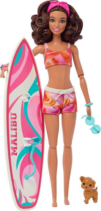 Barbie Surf-nukke ja tarvikkeet (HPL69) ryhmässä LELUT, TUOTTEET LAPSILLE JA VAUVOILLE / Leikkikalut, Askartelu &Pelit / Nuket & Tarvikkeet @ TP E-commerce Nordic AB (D04694)