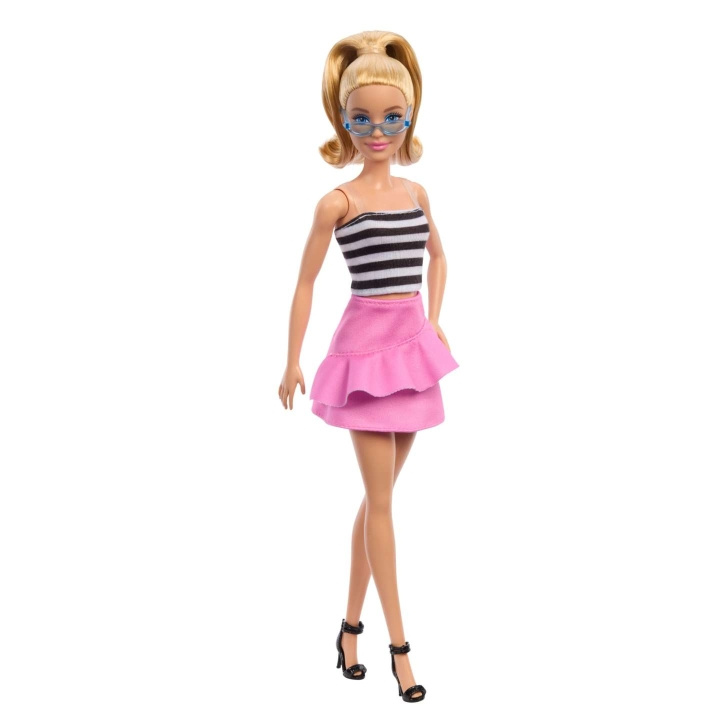 Barbie Fashionista-nukke - Musta ja valkoinen (HRH11) ryhmässä LELUT, TUOTTEET LAPSILLE JA VAUVOILLE / Leikkikalut, Askartelu &Pelit / Nuket & Tarvikkeet @ TP E-commerce Nordic AB (D04712)