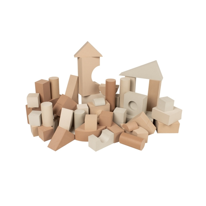 Babytrold Foam building blocks - Sand (18-49SA) ryhmässä LELUT, TUOTTEET LAPSILLE JA VAUVOILLE / Leikkikalut, Askartelu &Pelit / Rakennuslelut / Rakennuspalikat @ TP E-commerce Nordic AB (D04828)