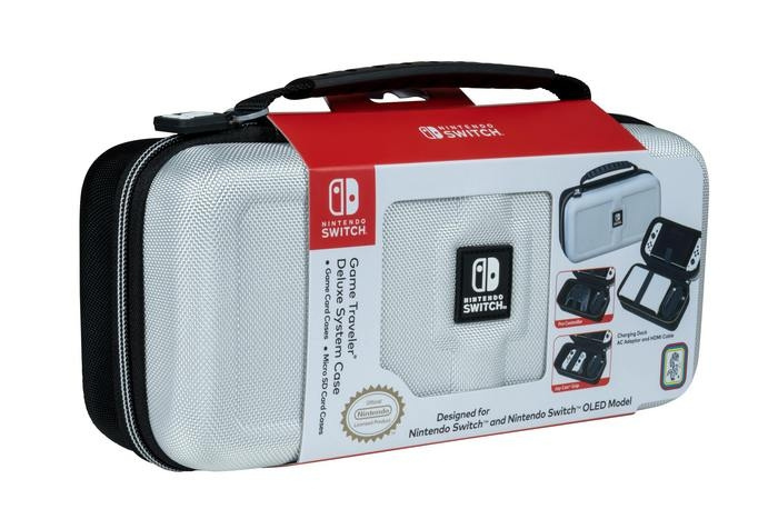 NACON Case Deluxe -matkakotelo Valkoinen (Oled) / Nintendo Switch ryhmässä KODINELEKTRONIIKKA / Pelikonsolit & Tarvikkeet / Nintendo Switch / Tarvikkeet @ TP E-commerce Nordic AB (D04853)