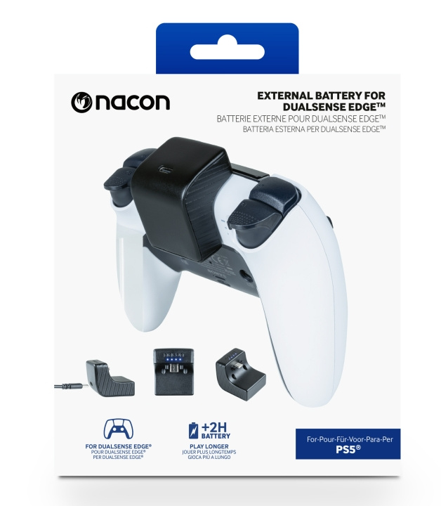 NACON Akkupaketti musta PS5 ryhmässä KODINELEKTRONIIKKA / Pelikonsolit & Tarvikkeet / Sony PlayStation 5 / Tarvikkeet @ TP E-commerce Nordic AB (D04858)