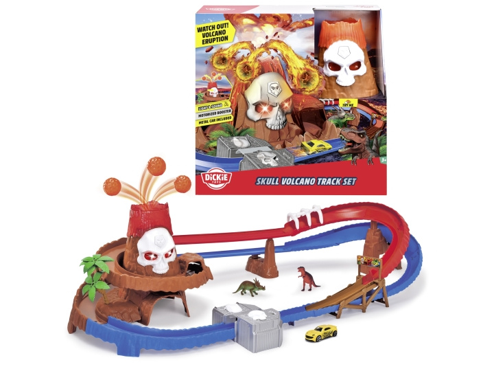 Dickie Toys Skull Vulcano Track Set (203336000) ryhmässä LELUT, TUOTTEET LAPSILLE JA VAUVOILLE / Leikkikalut, Askartelu &Pelit / Lelusarja @ TP E-commerce Nordic AB (D04874)