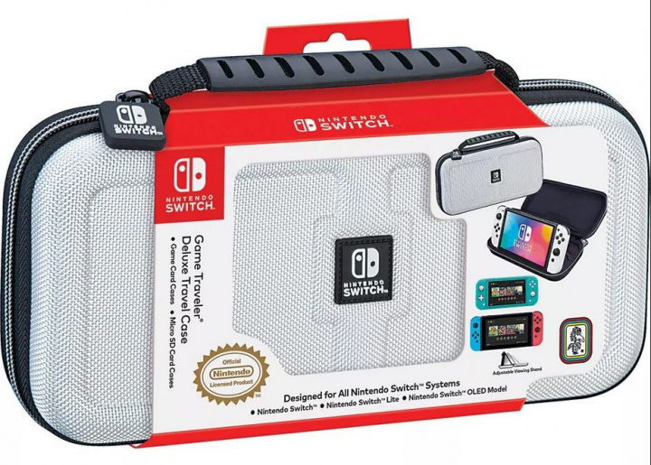 NACON Switch Travel Case Valkoinen Switch Lite/Switch OLED -matkalaukku ryhmässä KODINELEKTRONIIKKA / Pelikonsolit & Tarvikkeet / Nintendo Switch Lite @ TP E-commerce Nordic AB (D04901)