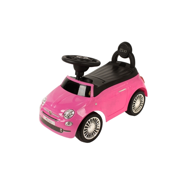 Babytrold Fiat 500 - Ajoauto - vaaleanpunainen (20-42FI-P) ryhmässä LELUT, TUOTTEET LAPSILLE JA VAUVOILLE / Leikkikalut, Askartelu &Pelit / Kävelyautot @ TP E-commerce Nordic AB (D04915)