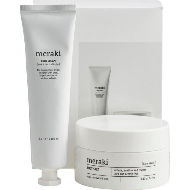 Meraki Foot spa with salt and scrub gift box (309779406) ryhmässä KAUNEUS JA TERVEYS / Manikyyri/Pedikyyri / Jalkahoito @ TP E-commerce Nordic AB (D04988)