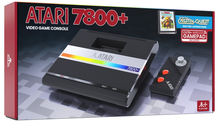 Atari 7800+ ryhmässä KODINELEKTRONIIKKA / Pelikonsolit & Tarvikkeet / Muut pelit @ TP E-commerce Nordic AB (D05014)