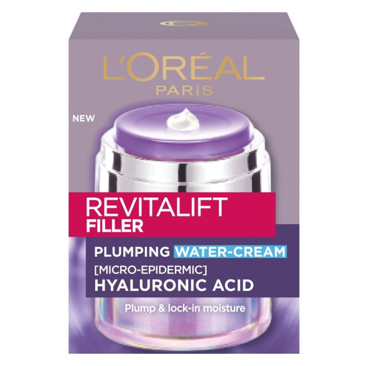 L\'Oréal Paris Revitalift Filler Replumpling Water Cream 50 ml ryhmässä KAUNEUS JA TERVEYS / Ihonhoito / Kasvot / Kasvovoide @ TP E-commerce Nordic AB (D05030)